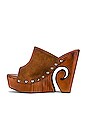 view 5 of 6 Curve Wedge in Tan