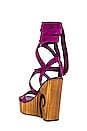 view 3 of 5 DUNDAS REVOLVE Syd Wedge in purple
