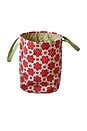 view 1 of 1 Raspberry Canvas Laundry Hamper in 