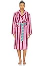 view 1 of 3 Stripe Bathrobe in Magnolia