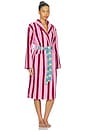 view 2 of 3 Stripe Bathrobe in Magnolia
