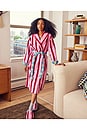 view 4 of 9 Stripe Bathrobe in Magnolia