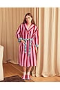 view 6 of 9 Stripe Bathrobe in Magnolia