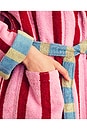 view 9 of 9 Stripe Bathrobe in Magnolia