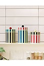 view 6 of 6 Set Of 3 Stripe Canister in Multi