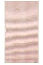 view 4 of 4 Ladybug Stripe Bath Towel in Blush & Red Stripe