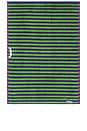 view 4 of 4 Cricket Stripe Hand Towel in Pink & Green Stripe