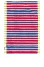 view 1 of 2 Lanternfly Stripe Bathmat in Blue & Green