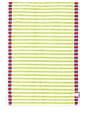 view 2 of 2 Lanternfly Stripe Bathmat in Blue & Green