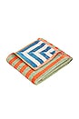 view 1 of 2 Hand Towel in Sunset Stripe