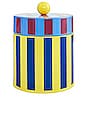 view 1 of 4 Short Striped Canisters in 