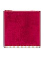 view 3 of 5 Bath Towel in Magenta Green