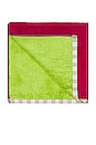 view 4 of 5 Bath Towel in Magenta Green