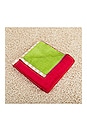 view 5 of 5 Bath Towel in Magenta Green