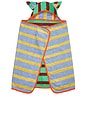 view 1 of 3 Nicolas Stripe Baby Hooded Towel in 
