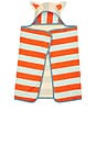 view 1 of 3 Mona Stripe Baby Hooded Towel in 