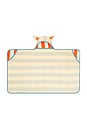 view 2 of 3 Mona Stripe Baby Hooded Towel in 