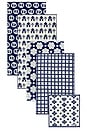 view 2 of 7 NAVY PATTERN TOWELS タオル in 