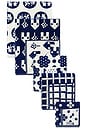 view 4 of 7 NAVY PATTERN TOWELS タオル in 