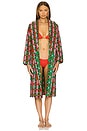 view 1 of 10 Bathrobe in Red Weave