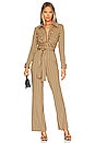 view 1 of 4 Michele Jumpsuit in Wave Geo Tobacco