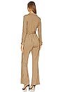 view 3 of 4 Michele Jumpsuit in Wave Geo Tobacco