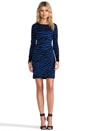 view 2 of 6 Evana Dress en Black/Tanzanite Blue in Black & Tanzanite Blue
