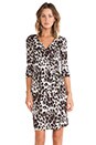 view 1 of 5 New Julian Two Wrap Dress in Snow Cheetah Large