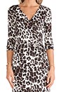 view 5 of 5 New Julian Two Wrap Dress in Snow Cheetah Large