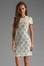 view 1 of 6 Barbie Dress in Ivory/Black in Ivory & Black