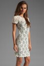 view 3 of 6 Barbie Dress in Ivory/Black in Ivory & Black
