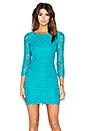 view 1 of 5 Zarita Lace Dress in Blue Lagoon