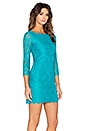view 2 of 5 Zarita Lace Dress in Blue Lagoon