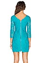 view 3 of 5 Zarita Lace Dress in Blue Lagoon