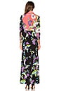 view 3 of 4 ROBE MAXI À FLEURS in Curzon Black, Curzon Pink & Coral