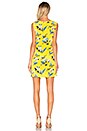 view 3 of 3 Wrap Dress in Silese Acid Yellow