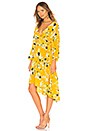 view 2 of 3 Asymmetrical Hem Dress in Walden Marigold