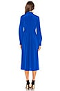 view 3 of 3 Plunge Knot Midi Dress in Cobalt