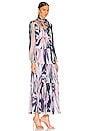 view 2 of 3 VESTIDO MARQUIS in Tie Dye Zebra Medium Indigo