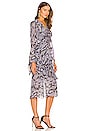 view 2 of 3 Desma Dress in Brushed Tiger Small Grey