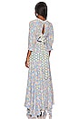 view 3 of 3 Gaines Long Dress in Sun Skyblue & Floral Skyblue