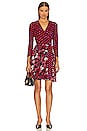 view 1 of 3 Irina Dress in Passion Petals/magic Dot Red