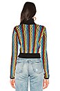 view 3 of 4 Turtleneck Crop Sweater in Bodin Stripe Multi