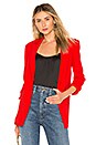 view 1 of 4 Collared Blazer in Candy Red