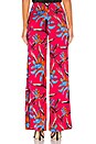 view 3 of 4 Wide Leg Pant in Harlow Magenta & Alexander Navy