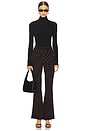 view 5 of 6 Wynn Pants in Floating Curve Black