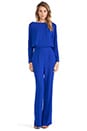 view 1 of 4 Cynthia Jumpsuit in Cosmic Cobalt