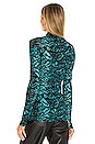 view 3 of 4 Remy Top in Leopard Snake Patina