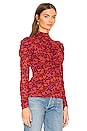 view 2 of 4 Kim Top in Grape Leaf Small Cabernet