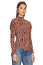 view 2 of 4 New Remy Top in Zebra Brown